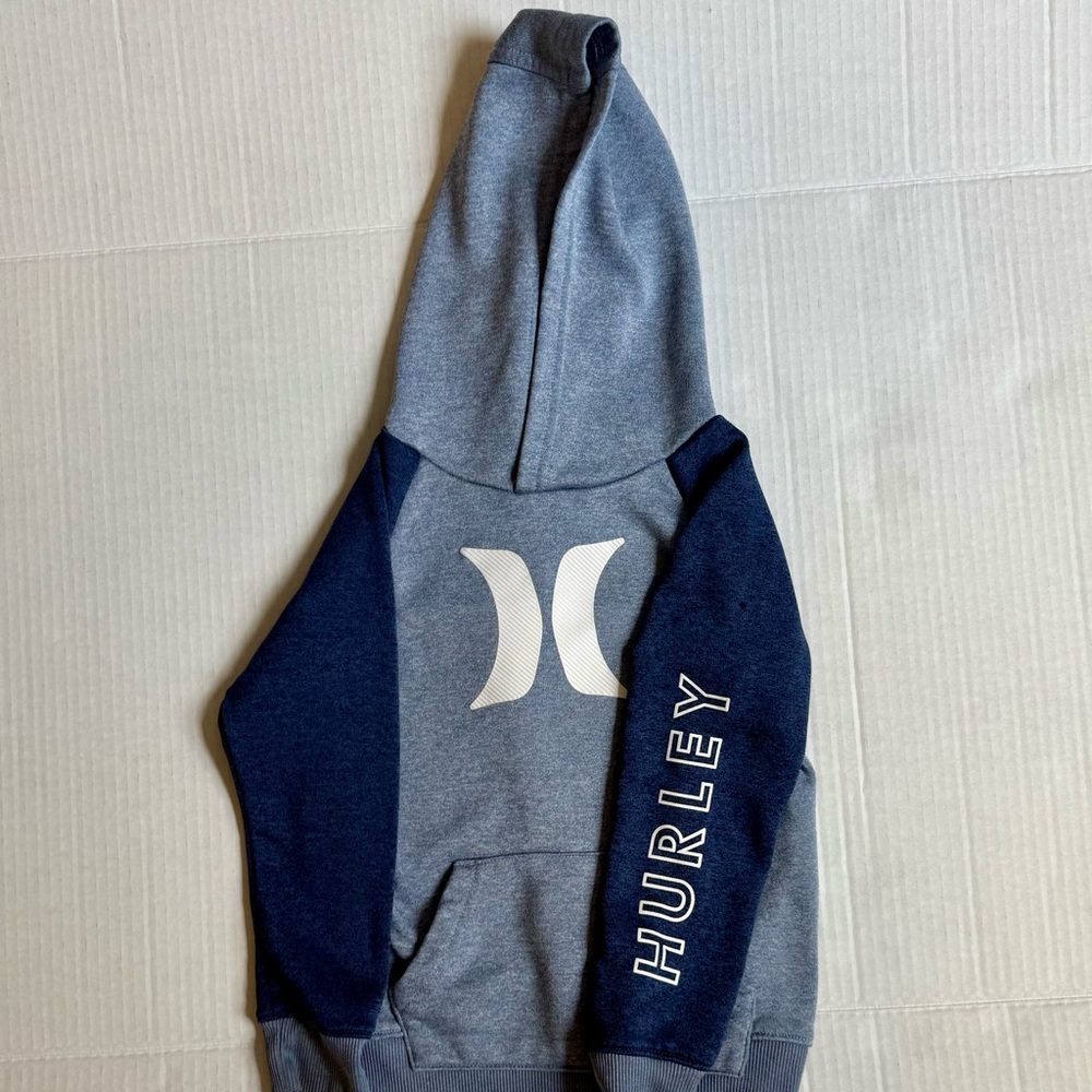 Hurley Two-Tone Gray and Navy Hoodie